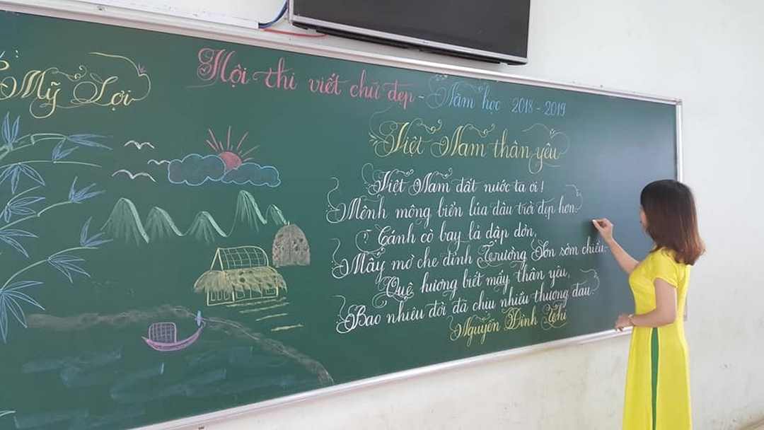 Để viết chữ đẹp bạn cần phải chăm chỉ thực hành thường xuyên