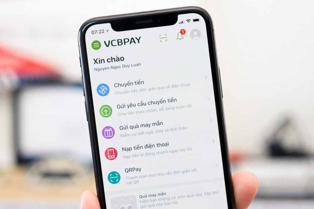 Dòng Ví điện tử VCBPay của ngân hàng Vietcombank